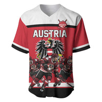 Austria Hockey Custom Baseball Jersey Austrian Eagle Pride