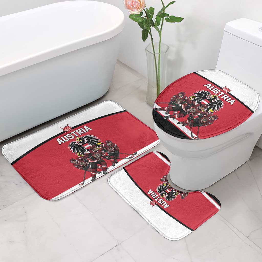 Austria Hockey Bathroom Set Austrian Eagle Pride