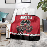 Austria Hockey Blanket Austrian Eagle Pride