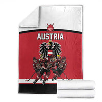 Austria Hockey Blanket Austrian Eagle Pride