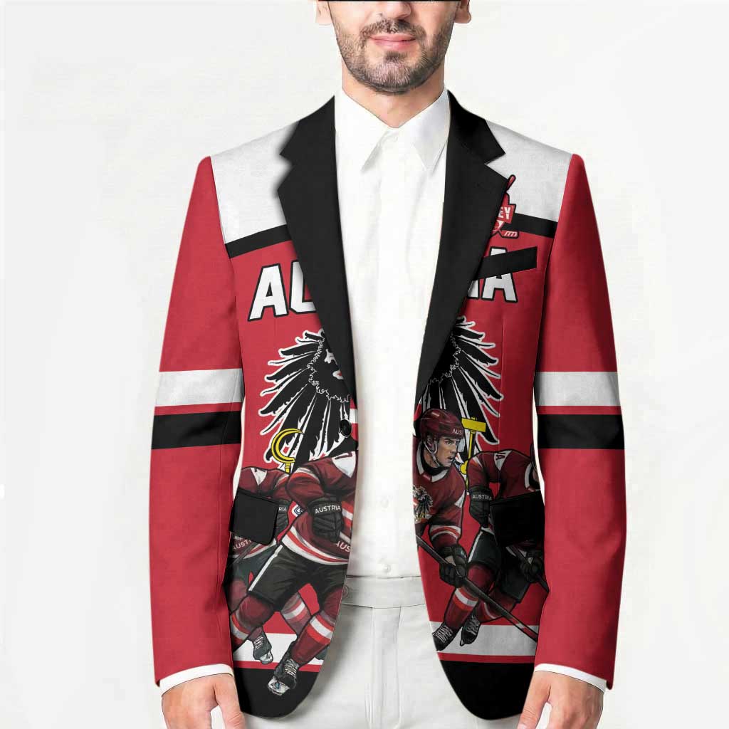 Austria Hockey Custom Blazer Austrian Eagle Pride