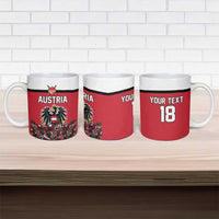 Austria Hockey Custom Ceramic Mug Austrian Eagle Pride