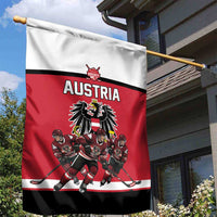 Austria Hockey Garden Flag Austrian Eagle Pride