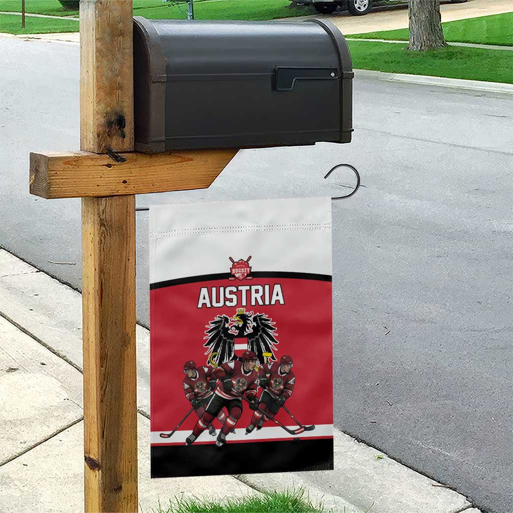 Austria Hockey Garden Flag Austrian Eagle Pride