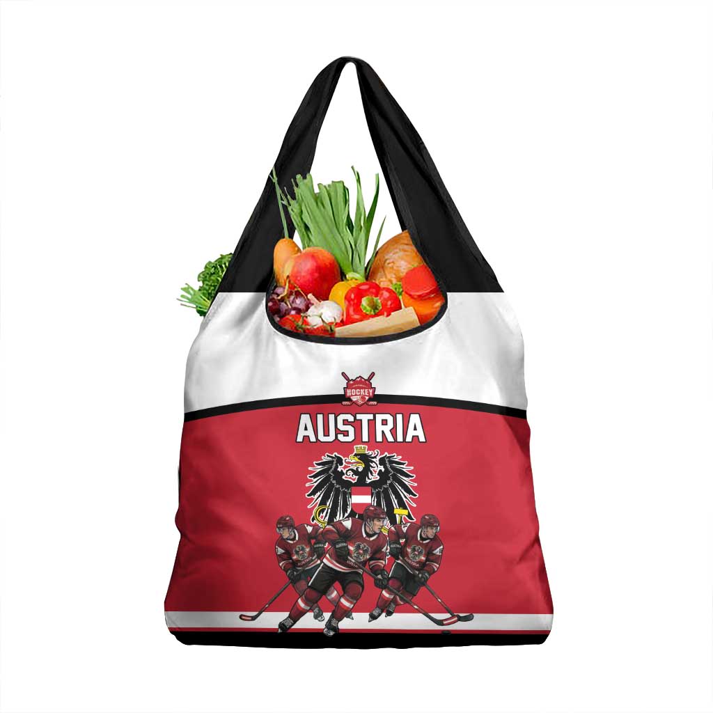 Austria Hockey Grocery Bag Austrian Eagle Pride