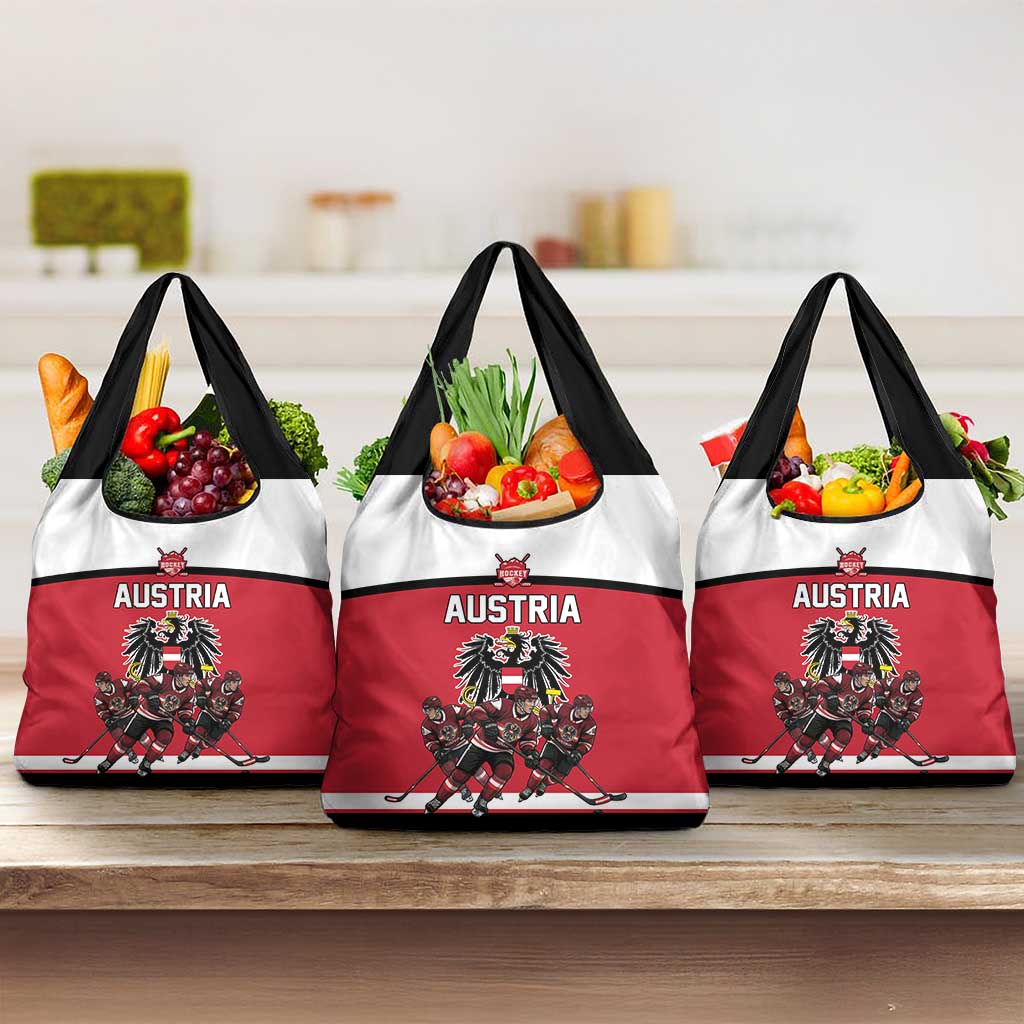 Austria Hockey Grocery Bag Austrian Eagle Pride