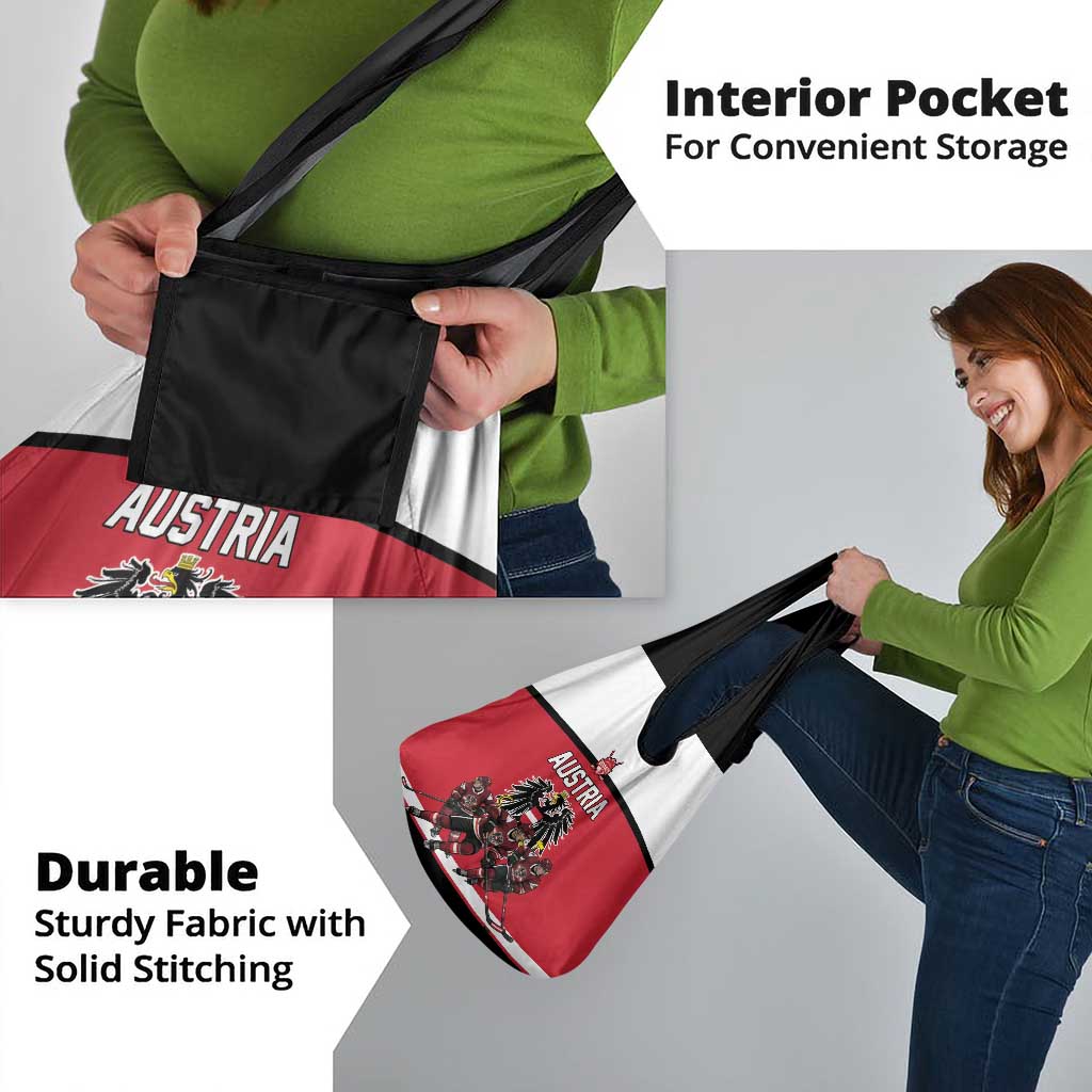 Austria Hockey Grocery Bag Austrian Eagle Pride