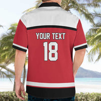 Austria Hockey Custom Hawaiian Shirt Austrian Eagle Pride