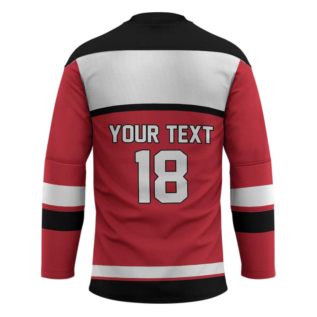 Austria Hockey Custom Hockey Jersey Austrian Eagle Pride