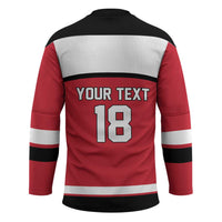 Austria Hockey Custom Hockey Jersey Austrian Eagle Pride