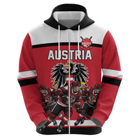 Austria Hockey Custom Hoodie Austrian Eagle Pride