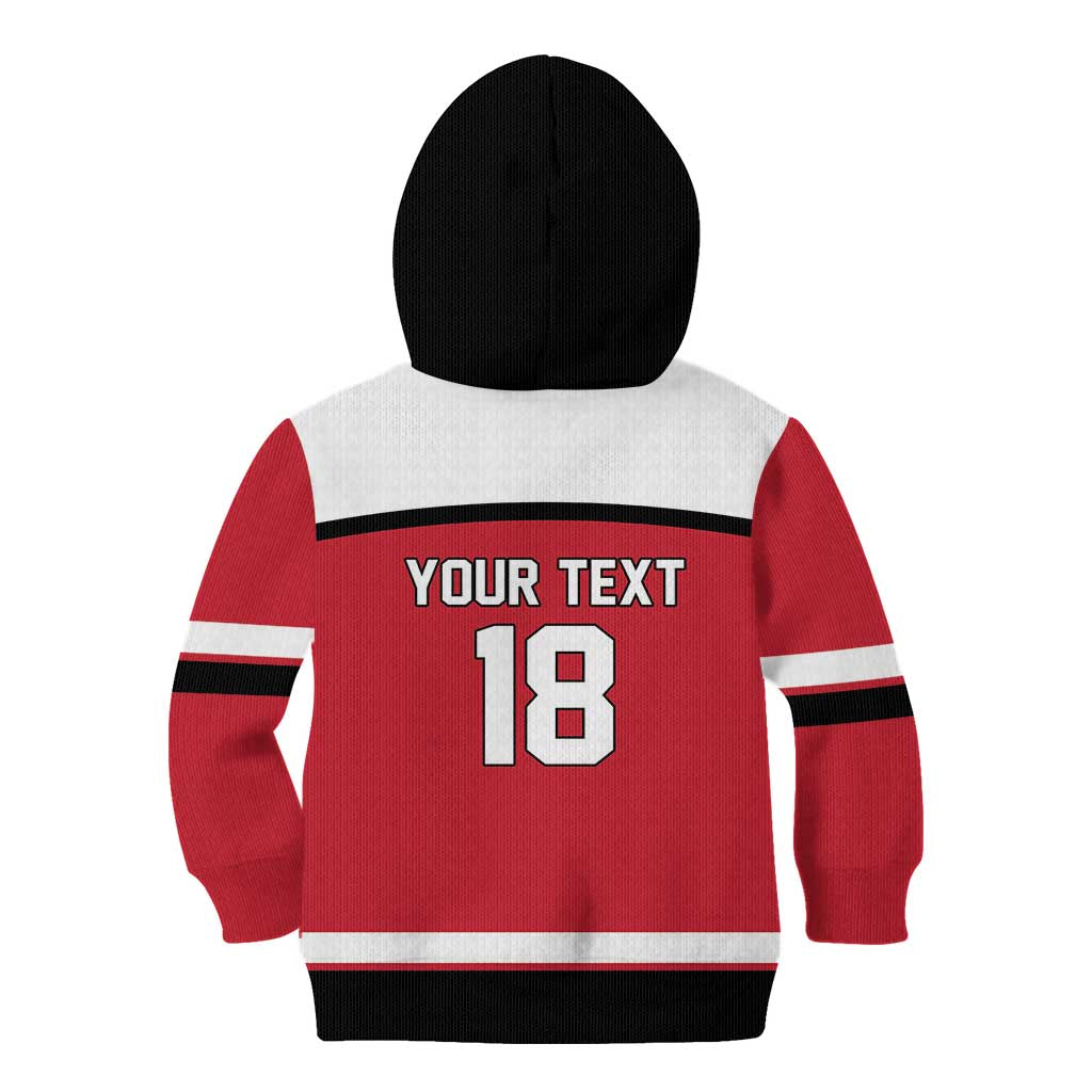 Austria Hockey Custom Kid Hoodie Austrian Eagle Pride
