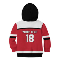 Austria Hockey Custom Kid Hoodie Austrian Eagle Pride