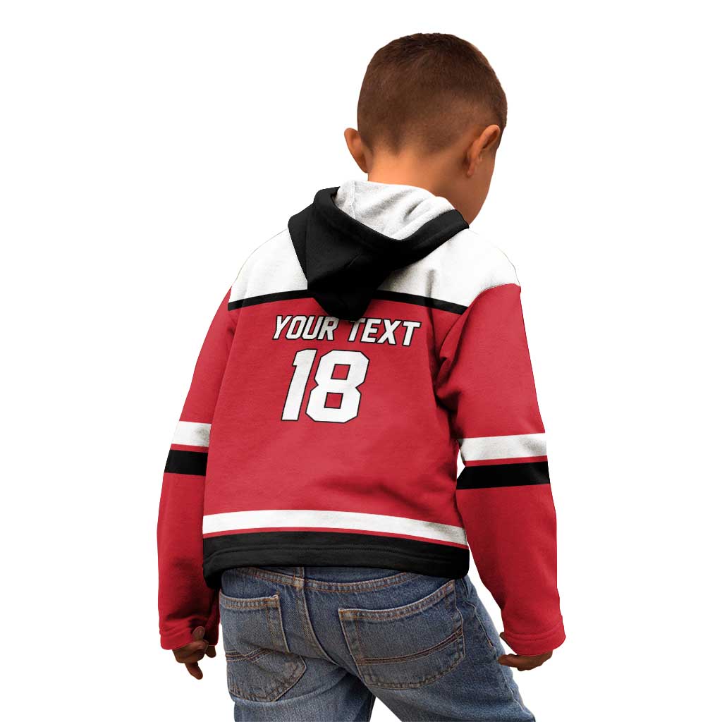 Austria Hockey Custom Kid Hoodie Austrian Eagle Pride