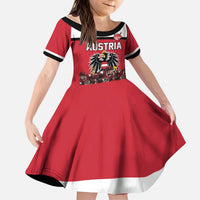 Austria Hockey Custom Kid Short Sleeve Dress Austrian Eagle Pride