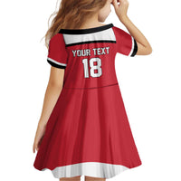 Austria Hockey Custom Kid Short Sleeve Dress Austrian Eagle Pride