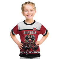 Austria Hockey Custom Kid T Shirt Austrian Eagle Pride