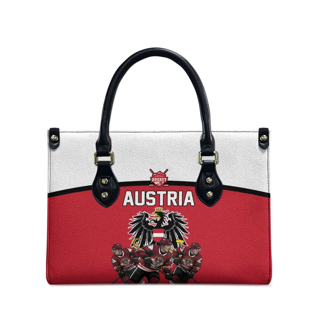 Austria Hockey Leather Bag Austrian Eagle Pride