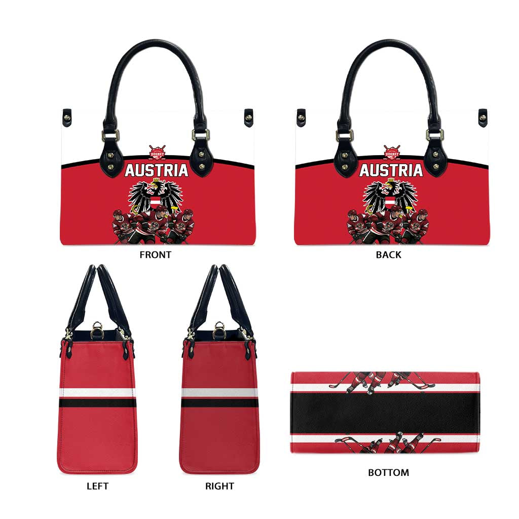 Austria Hockey Leather Bag Austrian Eagle Pride