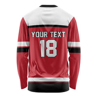 Austria Hockey Custom Long Sleeve Shirt Austrian Eagle Pride