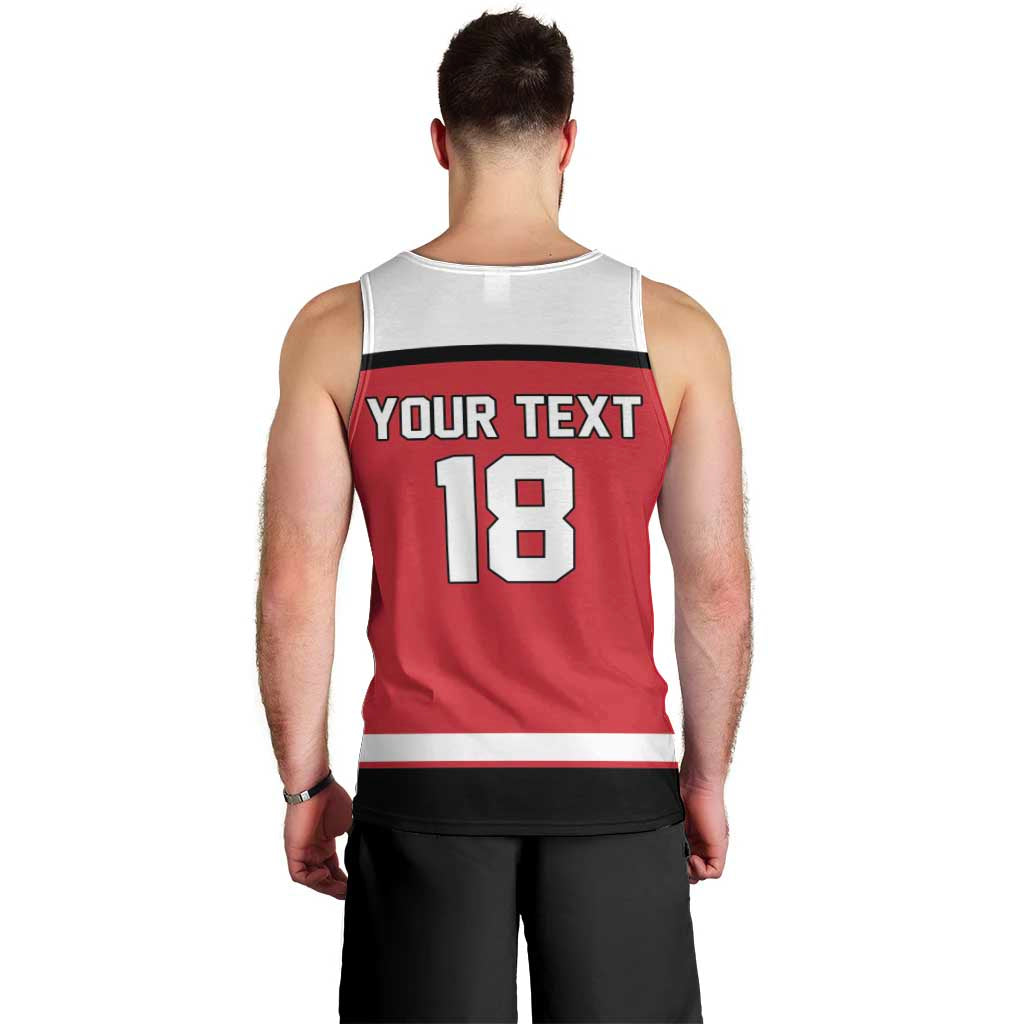 Austria Hockey Custom Men Tank Top Austrian Eagle Pride