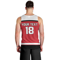 Austria Hockey Custom Men Tank Top Austrian Eagle Pride