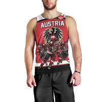Austria Hockey Custom Men Tank Top Austrian Eagle Pride