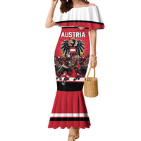 Austria Hockey Custom Mermaid Dress Austrian Eagle Pride