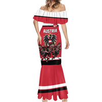 Austria Hockey Custom Mermaid Dress Austrian Eagle Pride