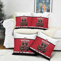 Austria Hockey Pillow Cover Austrian Eagle Pride