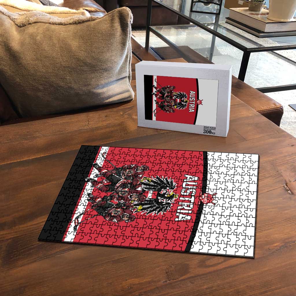 Austria Hockey Puzzle Austrian Eagle Pride