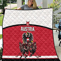 Austria Hockey Quilt Austrian Eagle Pride