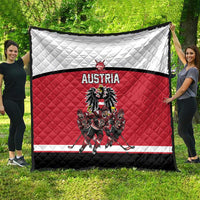 Austria Hockey Quilt Austrian Eagle Pride