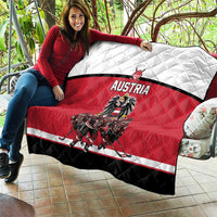 Austria Hockey Quilt Austrian Eagle Pride