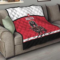 Austria Hockey Quilt Austrian Eagle Pride