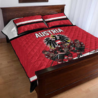 Austria Hockey Quilt Bed Set Austrian Eagle Pride