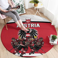 Austria Hockey Round Carpet Austrian Eagle Pride