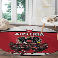 Austria Hockey Round Carpet Austrian Eagle Pride