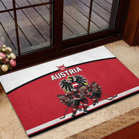 Austria Hockey Rubber Doormat Austrian Eagle Pride