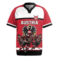 Austria Hockey Custom Rugby Jersey Austrian Eagle Pride