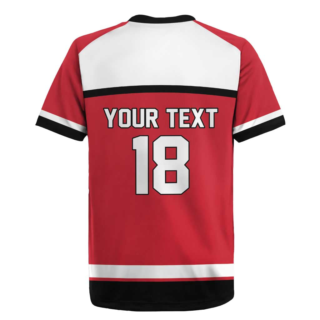 Austria Hockey Custom Rugby Jersey Austrian Eagle Pride