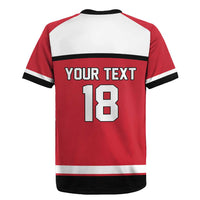 Austria Hockey Custom Rugby Jersey Austrian Eagle Pride