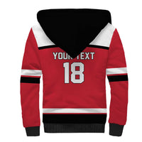 Austria Hockey Custom Sherpa Hoodie Austrian Eagle Pride