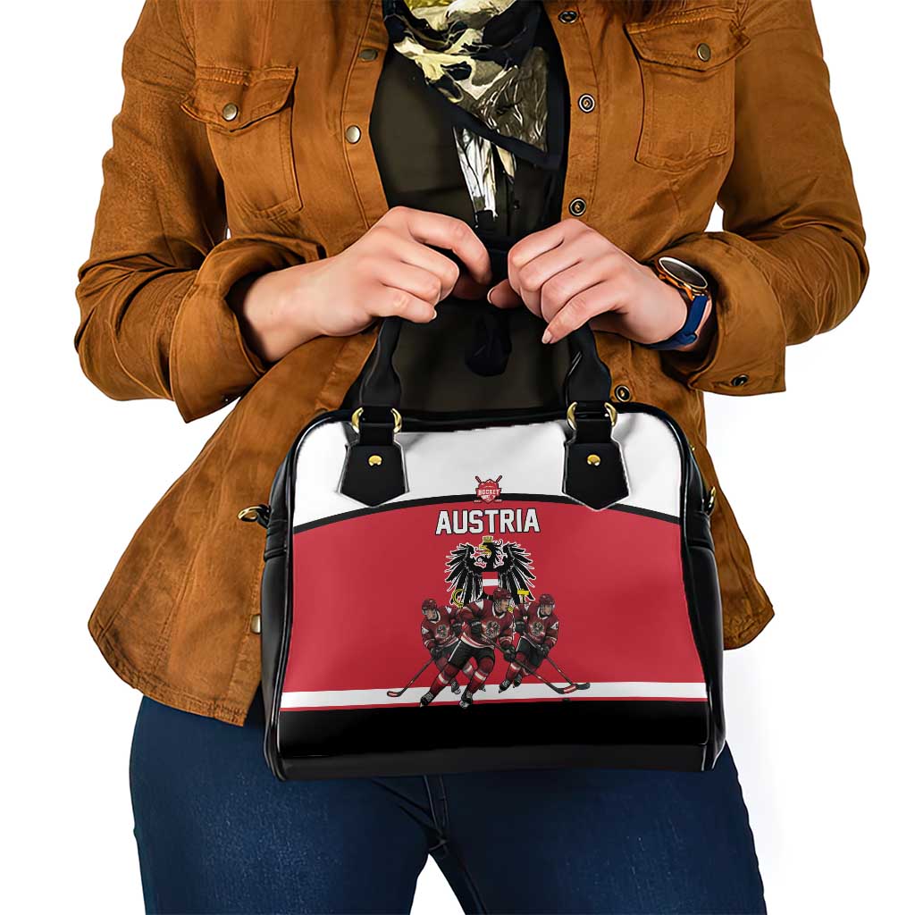 Austria Hockey Shoulder Handbag Austrian Eagle Pride