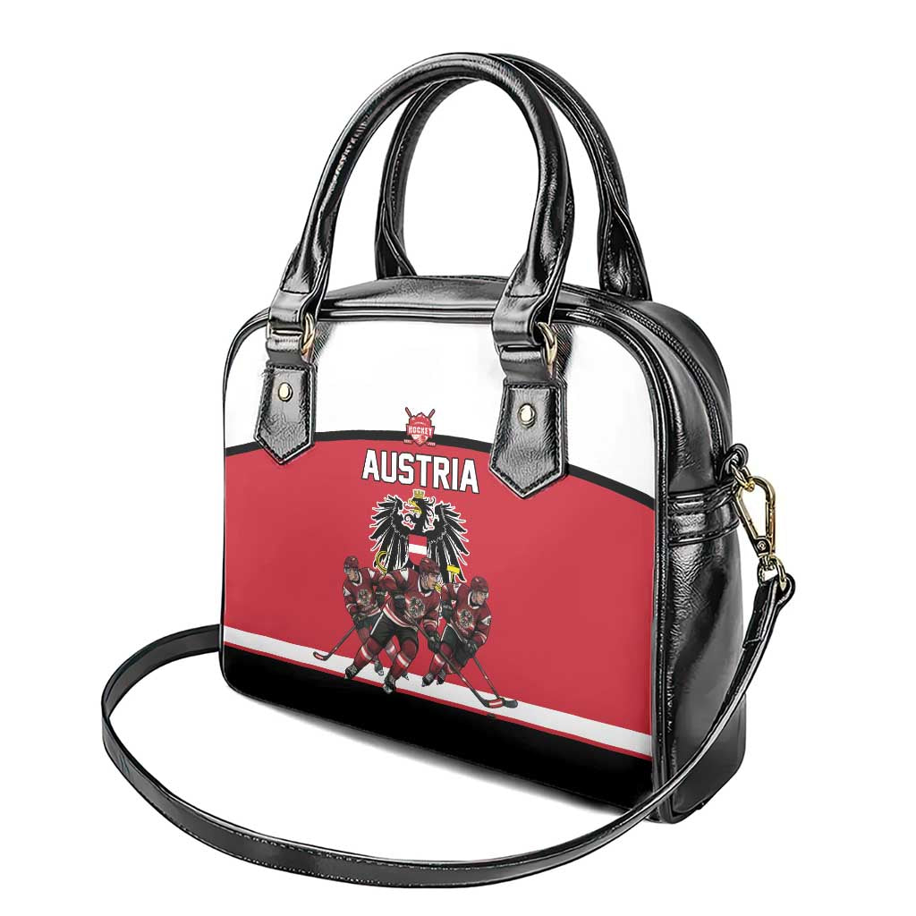 Austria Hockey Shoulder Handbag Austrian Eagle Pride