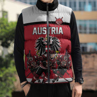 Austria Hockey Custom Sleeveless Puffer Jacket Austrian Eagle Pride