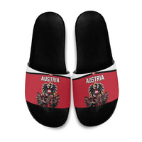Austria Hockey Slide Sandals Austrian Eagle Pride