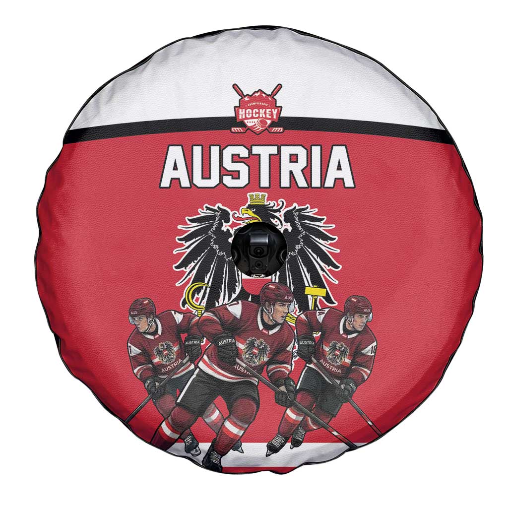 Austria Hockey Spare Tire Cover Austrian Eagle Pride