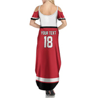 Austria Hockey Custom Summer Maxi Dress Austrian Eagle Pride