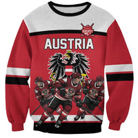 Austria Hockey Custom Sweatshirt Austrian Eagle Pride